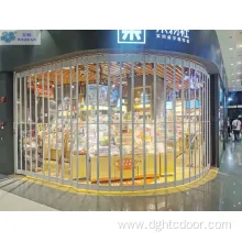 Commercial Transparent Crystal Folding Door